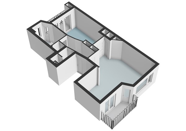Floor plan - Lucellestraat 26-1, 1055 HZ Amsterdam 